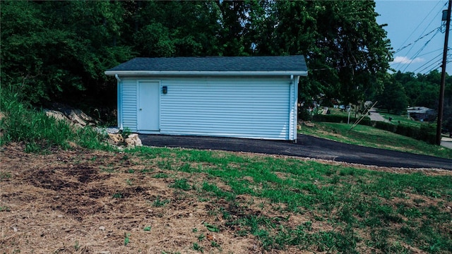 view of outbuilding