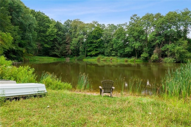 186 Lake Road Ln, Middlecreek Twp, PA 15557 - view of water feature featuring a wooded view