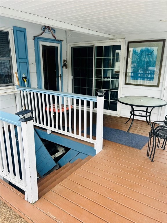 view of deck