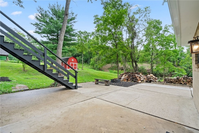 3326 New England Rd, West Mifflin, PA 15122 - view of patio / terrace featuring stairway