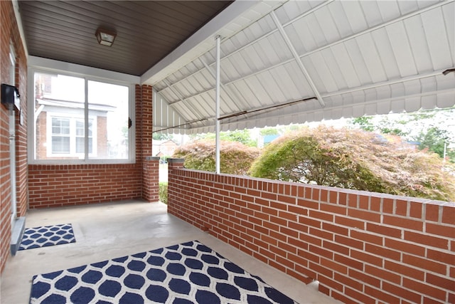 balcony featuring a patio area