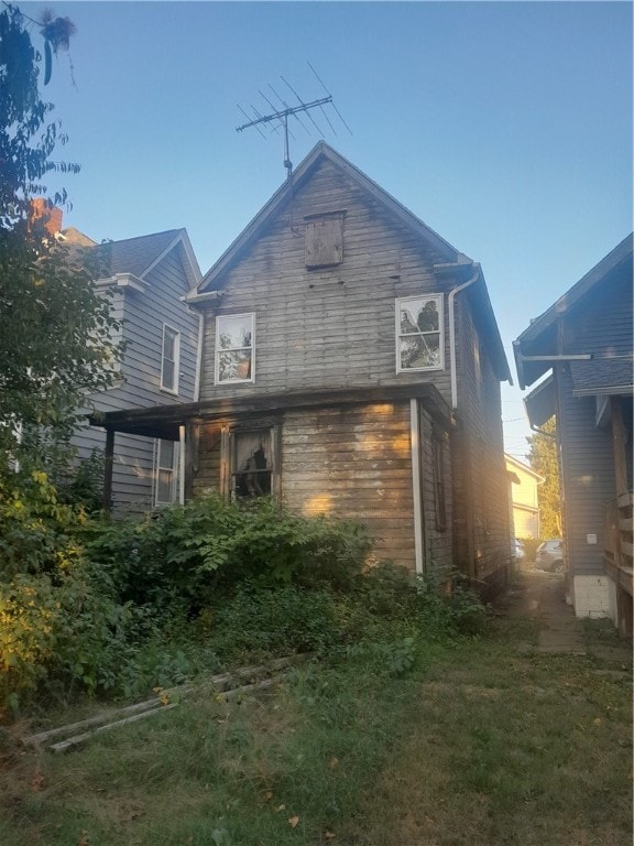 view of rear view of house