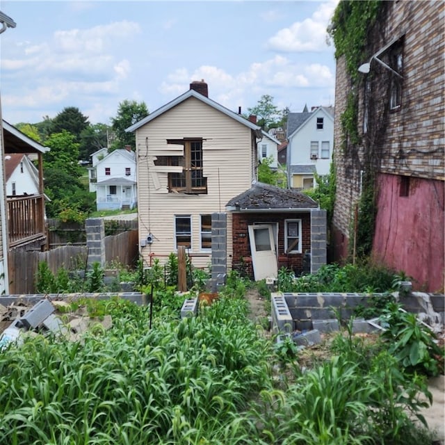 view of rear view of house