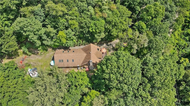 aerial view of property's location