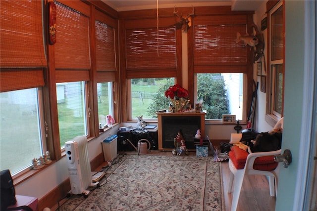 sunroom featuring plenty of natural light