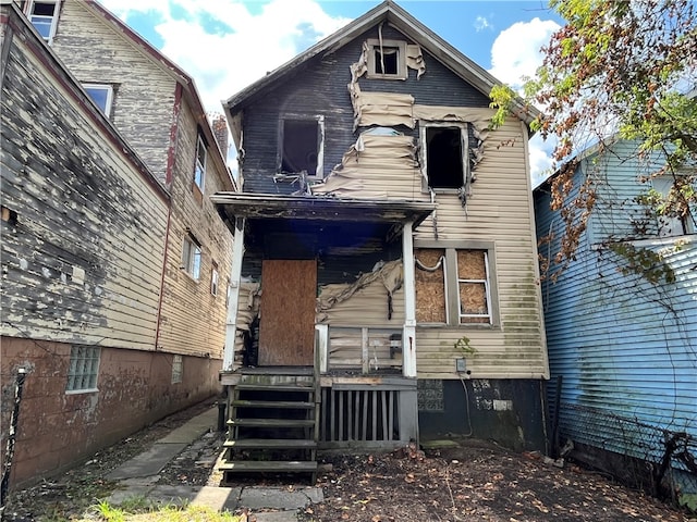 view of rear view of house