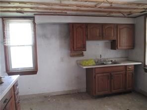 kitchen with a wealth of natural light and sink