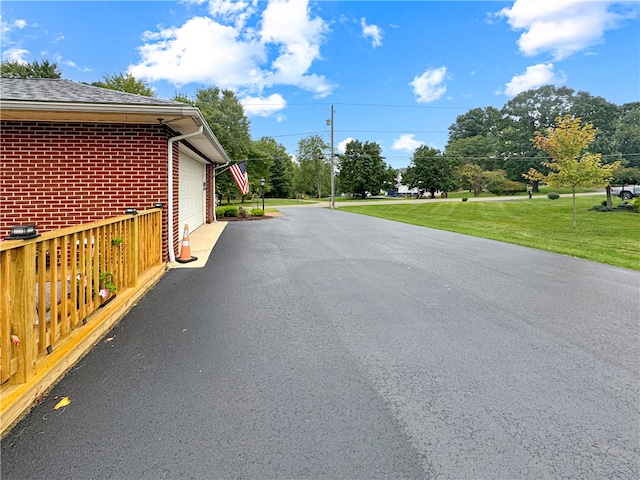 view of road