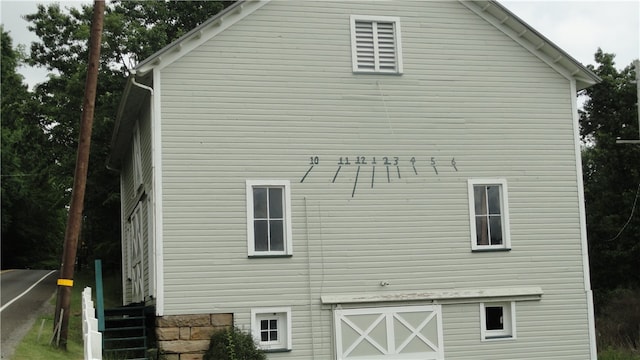 view of rear view of property