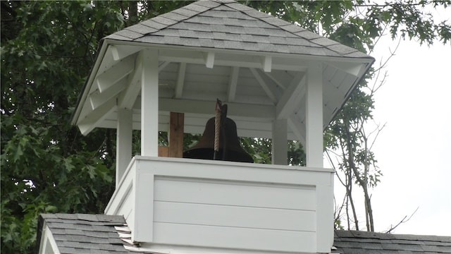 view of outdoor structure featuring a gazebo