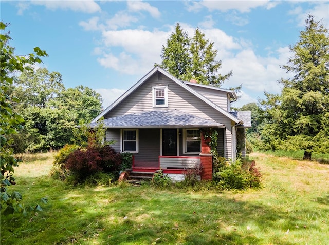 bungalow-style house featuring a porch