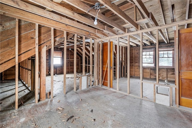 attic with a healthy amount of sunlight