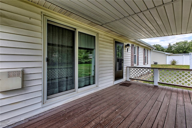 view of deck