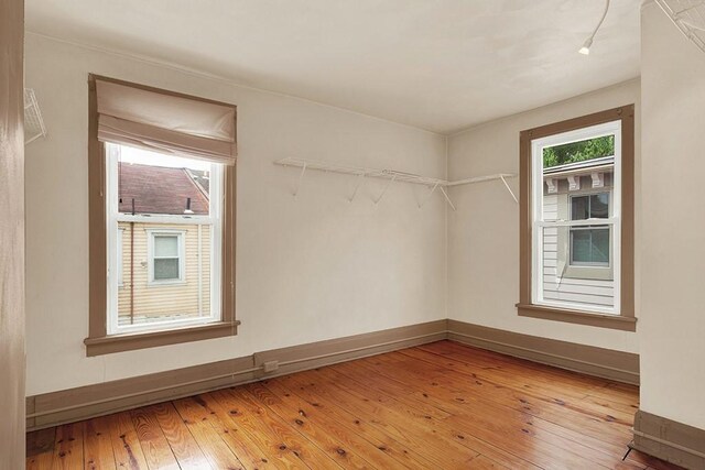 interior space featuring light hardwood / wood-style flooring