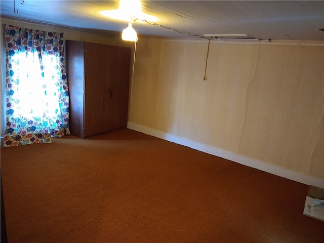 unfurnished room featuring carpet flooring