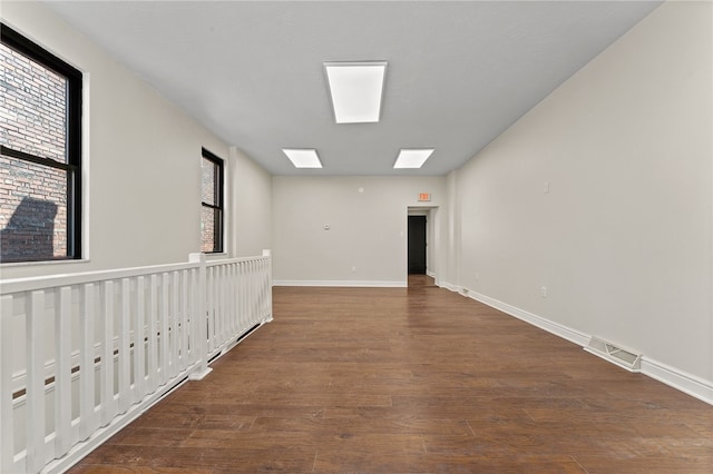 interior space featuring dark hardwood / wood-style floors