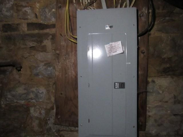 utility room with electric panel