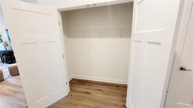 view of closet