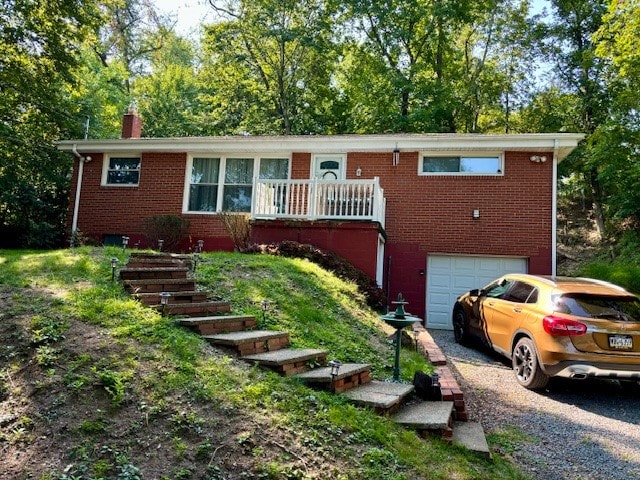 ranch-style house with a garage