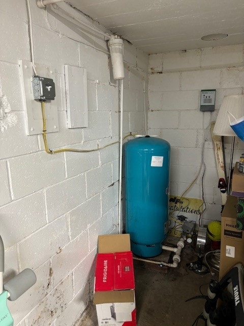 view of utility room