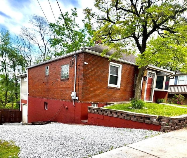 201 Esther Ave, New Kensington, PA 15068 - view of side of property featuring brick siding
