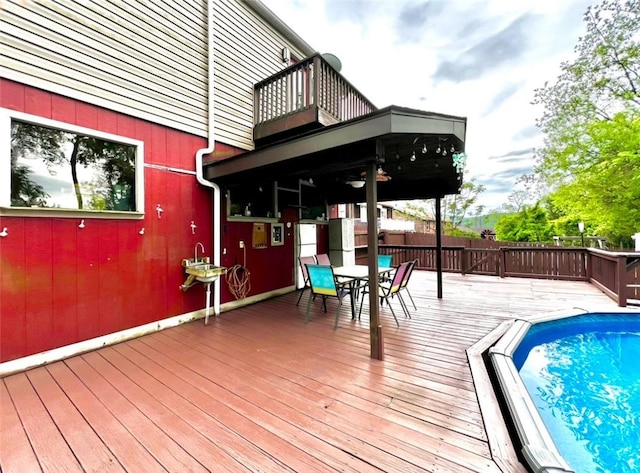 201 Esther Ave, New Kensington, PA 15068 - deck with outdoor dining area