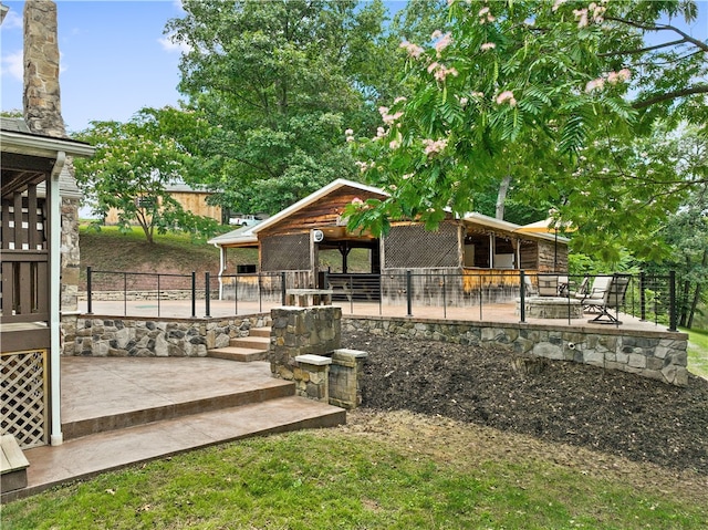 exterior space featuring a patio area