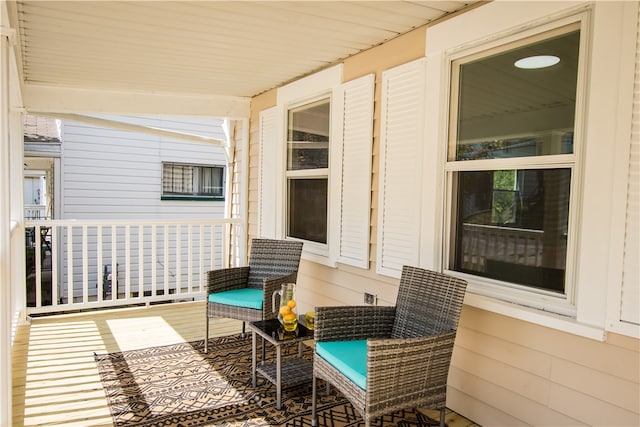 exterior space featuring a porch