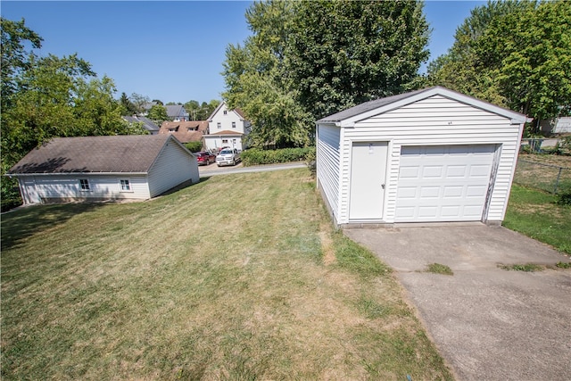 exterior space with a lawn