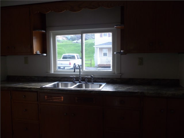 kitchen featuring sink