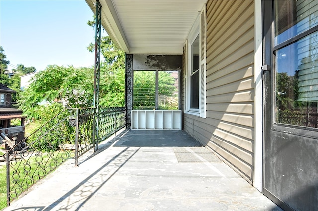 view of patio / terrace featuring a porch