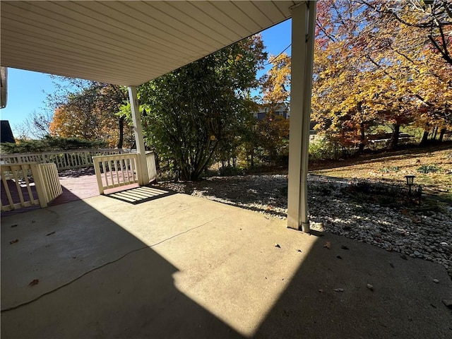 view of patio