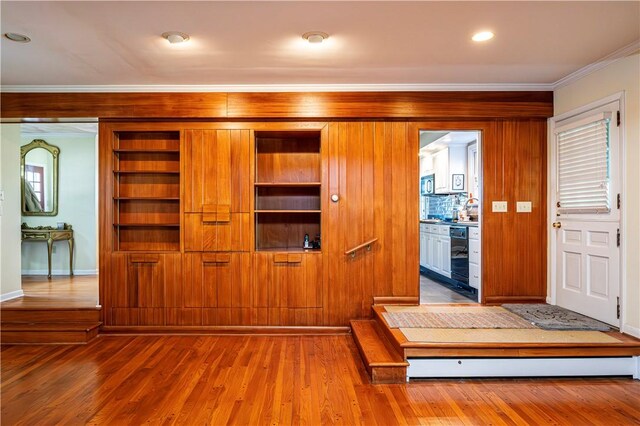 interior space featuring wine cooler