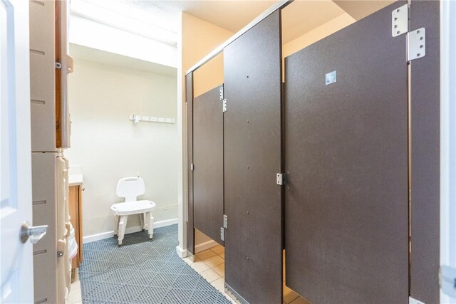 bathroom featuring tile patterned floors