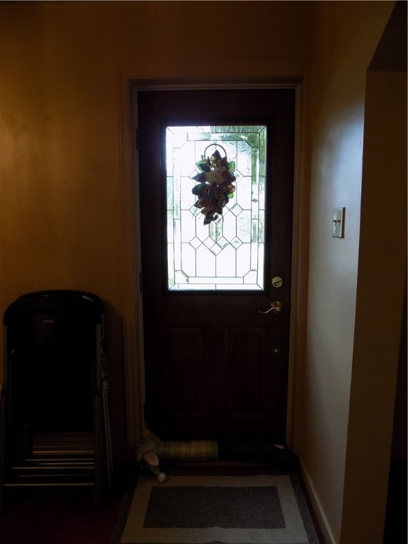 view of doorway to outside