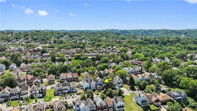 birds eye view of property featuring a residential view