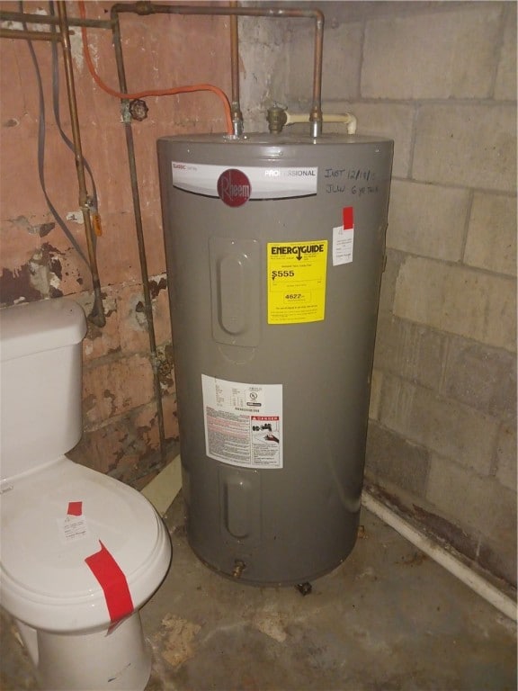 utilities with water heater