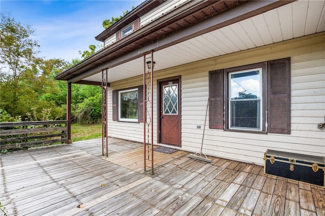 view of deck