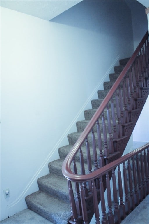 view of staircase