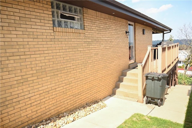 905 Morton Ave, Port Vue, PA 15133 - property entrance with brick siding