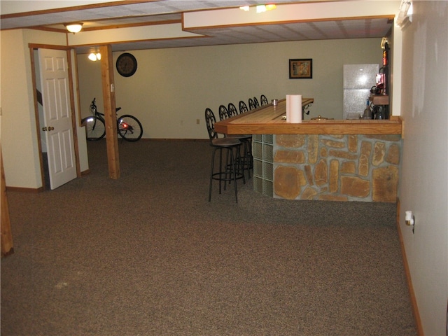 bar with carpet floors