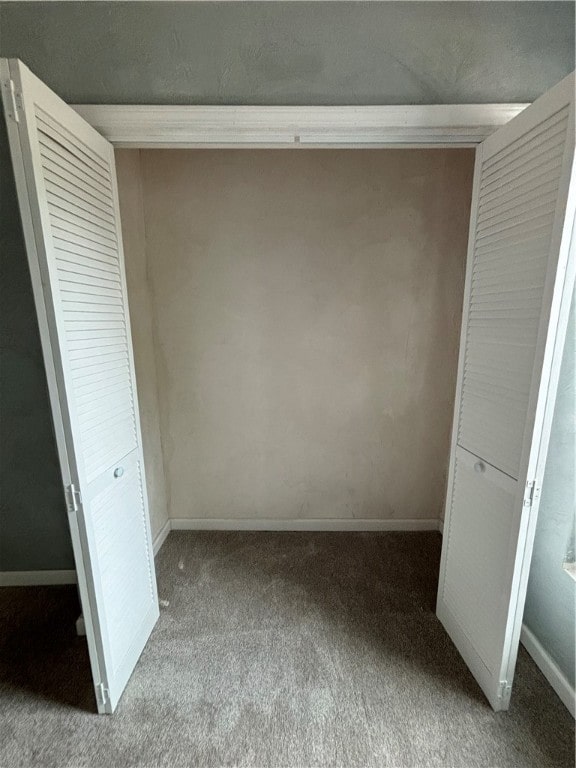 unfurnished bedroom with carpet flooring