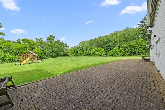 6840 Kevin Dr, Bethel Park, PA 15102 - view of patio with a playground