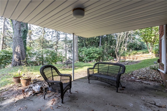 view of patio