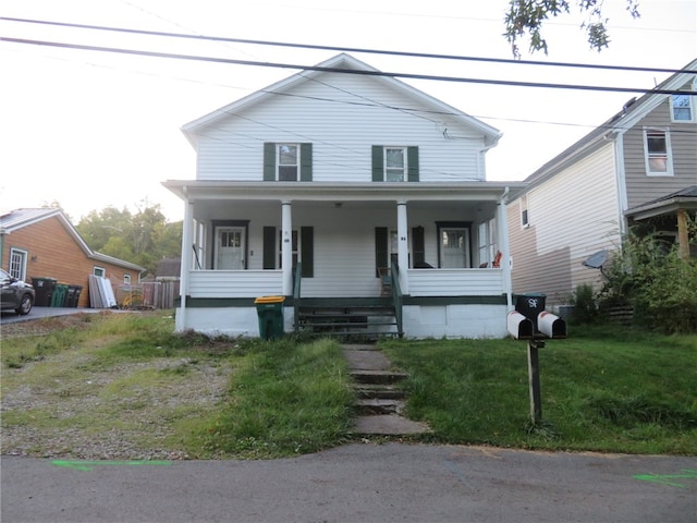 bungalow-style house featuring a porch