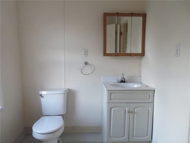 8 Morgan St, South Fayette, PA 15031 - bathroom with baseboards, toilet, and vanity