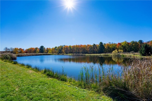 44868 Warner Rd, Pa, PA 16354 - water view with a heavily wooded area