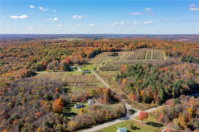 44868 Warner Rd, Pa, PA 16354 - aerial overview of property's location featuring a forest and rural landscape