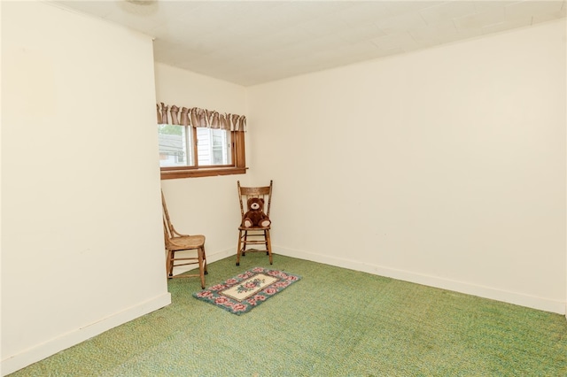 unfurnished room featuring carpet floors