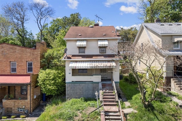 view of back of property